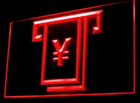 Cash Check Auto Money Exchange LED Neon Sign